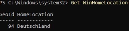 Windows 11 Wechsel der Geographic Location 7 powershell-1