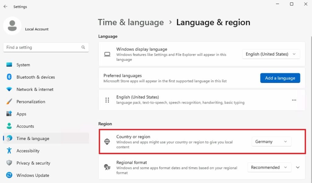 Windows 11 Wechsel der Geographic Location 6 w11-settings-2
