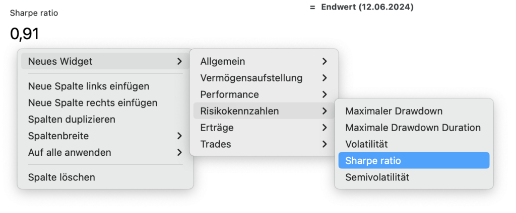 Portfolio Performance Version 0.69.0 veröffentlicht 10 portfolio performance 0 69 0 dashboard sharep ratio