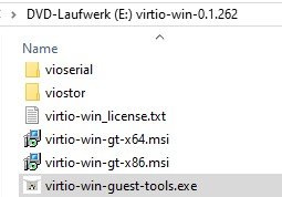 Proxmox VE QEMU Guest Agent installieren 13 Proxmox Guest Agent Windows VirtIO Driver & Tools