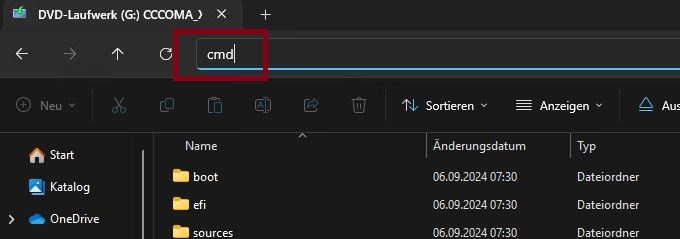 Windows 11 24H2 auf alten PC installieren ohne unterstützte Systemanforderungen 10 w11 cmd