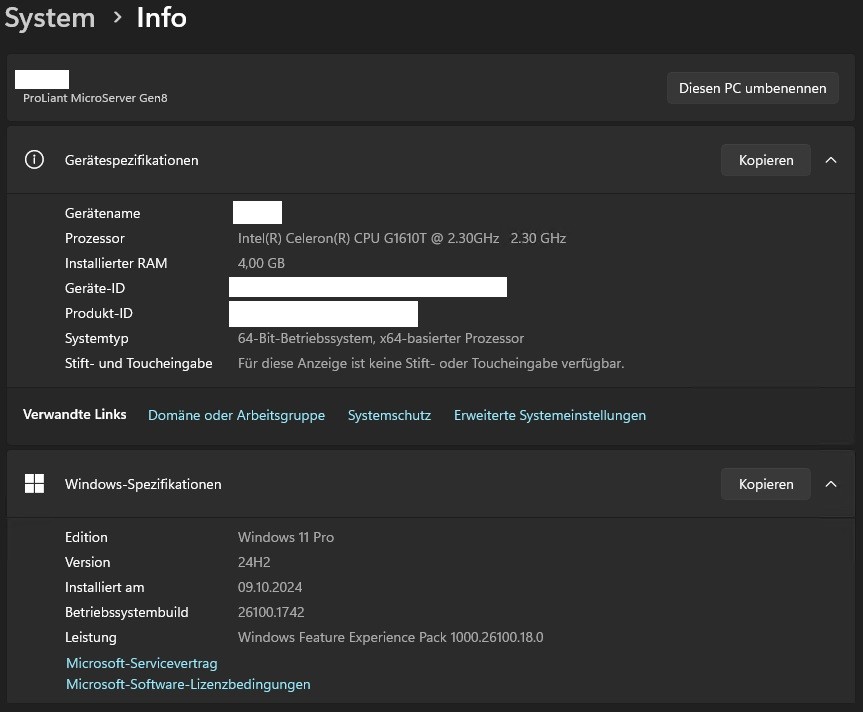 Windows 11 24H2 auf alten PC installieren ohne unterstützte Systemanforderungen 16 w11 installation 1