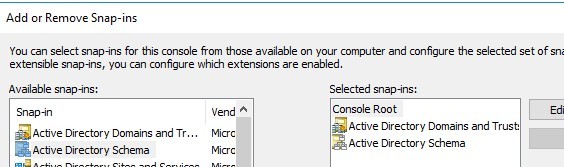 mmc active directory users coputers operations masters 06 naming schema